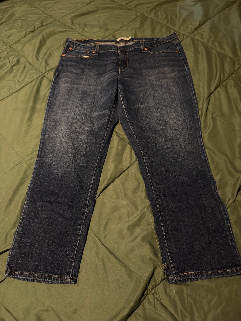 Levi’s Woman’s Dark Wash Straight Leg Jeans